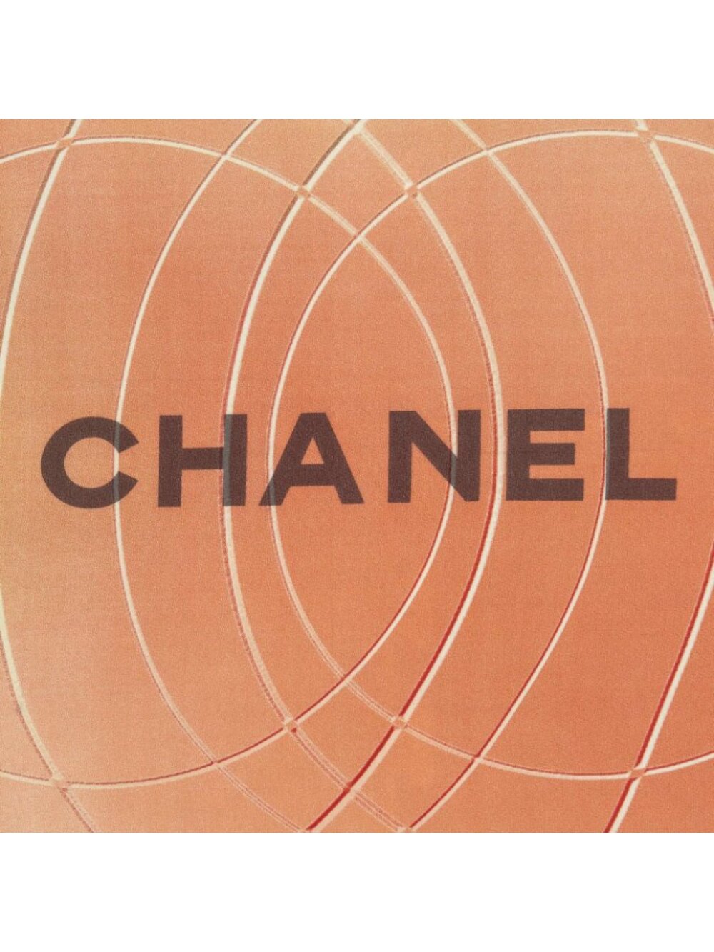 Chanel Scarf Red Yellow Color Green Silk - Picture 3 of 5